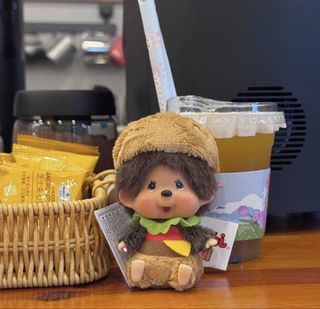 Monchhichi Hamburger Ring Plush - Authentic
