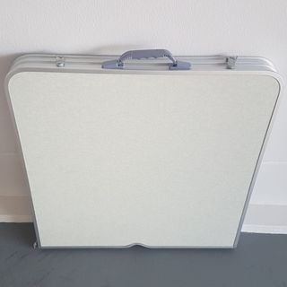 Portable Foldable Table, Lightweight Aluminum Frame, Compact, Suitcase Shaped, Integrated Carrying Handle, Mobile Furniture, Cosmopolitan, Multi-Purpose Table, Sophistication, Easy Fold-Up & Storage, Anytime, Anywhere, Picnic, Beach, BBQ, Party