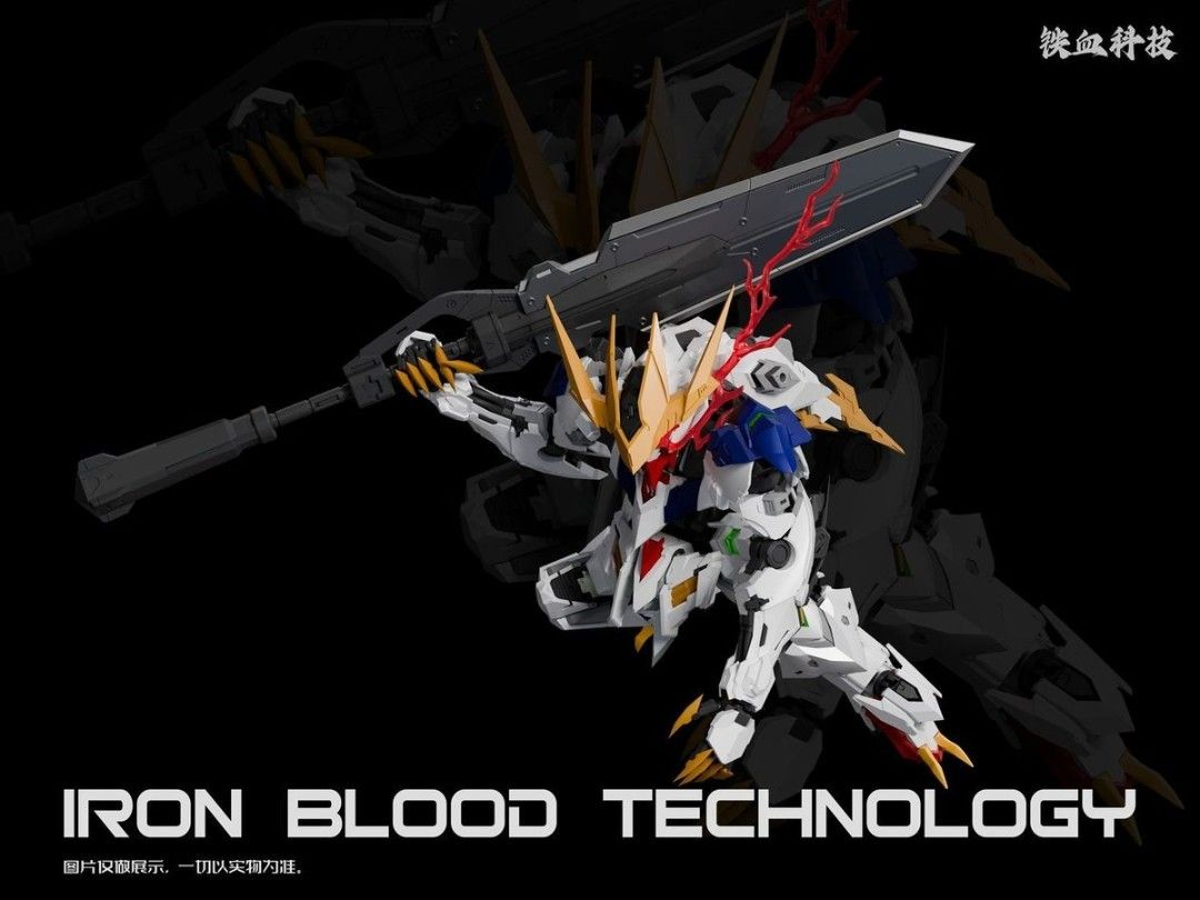 [Pre-sale, Q4'26] Iron Blood Technology MGSD Barbatos Lupus Rex Model Kit (Category: Gundam Model Kits) located in Singapore. Submitted by zakusg (Listing ID 1459223891, Image 3). Description: - High-quality model kit by Iron Blood Technology - Features intricate details - Includes multiple weapon accessories - Allows for dynamic posing - Ideal for collectors and hobbyists - A must-have for fans of the series.