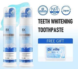 Teeth Whitening Toothpaste Non Fluoride Toothpaste 100g【Pack of 2】