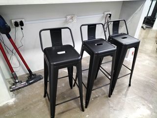 CSBC 030A High Bar Stool Chair Chair Cafe Restaurant Pub Canteen Kitchen Island counter photo