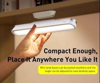 Hanging Magnetic LED Table Lamp Chargeable Stepless Dimming Desk Lamp Cabinet Light Night Light For Closet