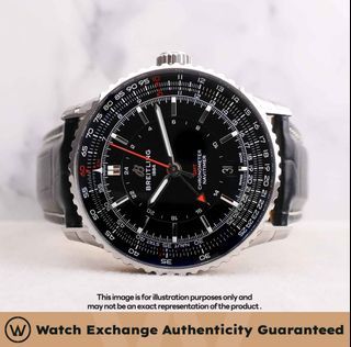 New Breitling Navitimer Automatic GMT 41 Leather A32310251B1P1 Black Dial Z25415 May 2026