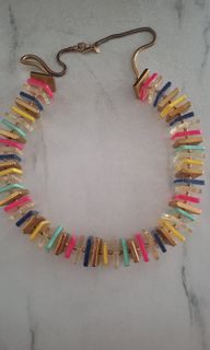 Rare Kate Spade Multi Resin Statement Necklace