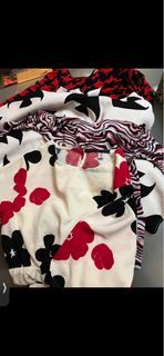 3 x Tops - Floral, Wave, and Houndstooth Prints