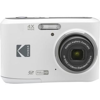 KODAK PIXPRO FZ45-WH 16MP Digital Camera 4X Optical Zoom 27mm Wide Angle 1080P Full HD Video 2.7" LCD Vlogging Camera (White)
