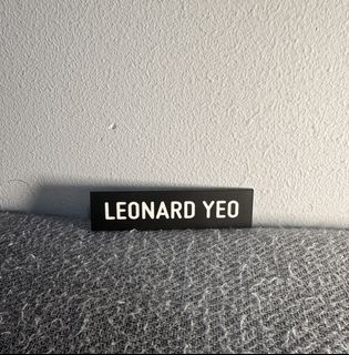 NAME TAG BADGE PERSONALIZED MAGNETIC PIN OFFICER STAFF SECURITY EVENT ETC OFFICE