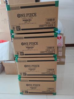 OP17 (RESTOCKED) One Piece Sealed Green Tape Case  (12 boxes)