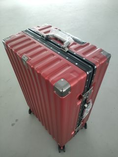 28 inch Red Hardshell Luggage with Combination Lock