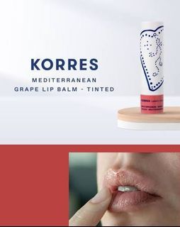 Brand New KORRES Lip Balm – Mediterranean Grape Tinted