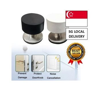 [FREE 🚚] Magnetic Door Holder Stopper 304 Stainless Steel Wall Floor Mount Safety Catch Stainless Steel Door Suction Home Practical