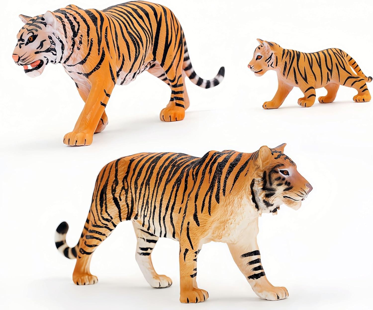 Gemini& Genius Realistic Animal Figurines with Cub, Safari Animals Family Playset Figures, Educational Wildlife World Models, Cake Toppers Christmas Birthday Gift for Kids (Giraffes Family Set) (Category: Toy Figures) located in Singapore. Submitted by sg.auntiedeal (Listing ID 1459763549, Image 5). Description: 【Realistic Emulational Details】This safari animal figures set was made by hand painted with high realistically detailed appearance, cute