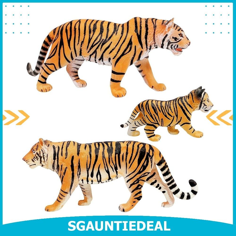 Gemini& Genius Realistic Animal Figurines with Cub, Safari Animals Family Playset Figures, Educational Wildlife World Models, Cake Toppers Christmas Birthday Gift for Kids (Giraffes Family Set) (Category: Toy Figures) located in Singapore. Submitted by sg.auntiedeal (Listing ID 1459763549, Image 1). Description: 【Realistic Emulational Details】This safari animal figures set was made by hand painted with high realistically detailed appearance, cute