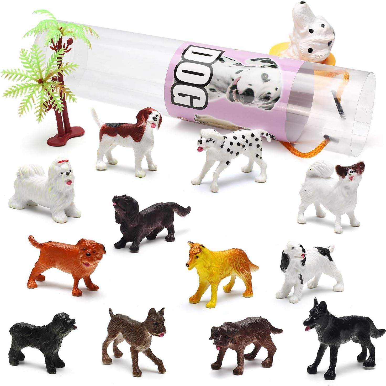 Yeonha Toys 82 Piece Animal Toy, Assorted Mini Dinosaur, Insect, Ocean, Farm, Zoo, Dog Figure, Realistic Vinyl Plastic Zoo Play Set, Small Toys for Sensory Bin, Cupcake Topper, Party Favors (Category: Toy Figures) located in Singapore. Submitted by sg.auntiedeal (Listing ID 1459762791, Image 2). Description: 82 pack natural world animal bulk includes：16 Insect Bugs toys, 12 Dinosaur Figurines, 12 Ocean Sea animal, 12 Farm&12 Wild animal, 12 Dog f