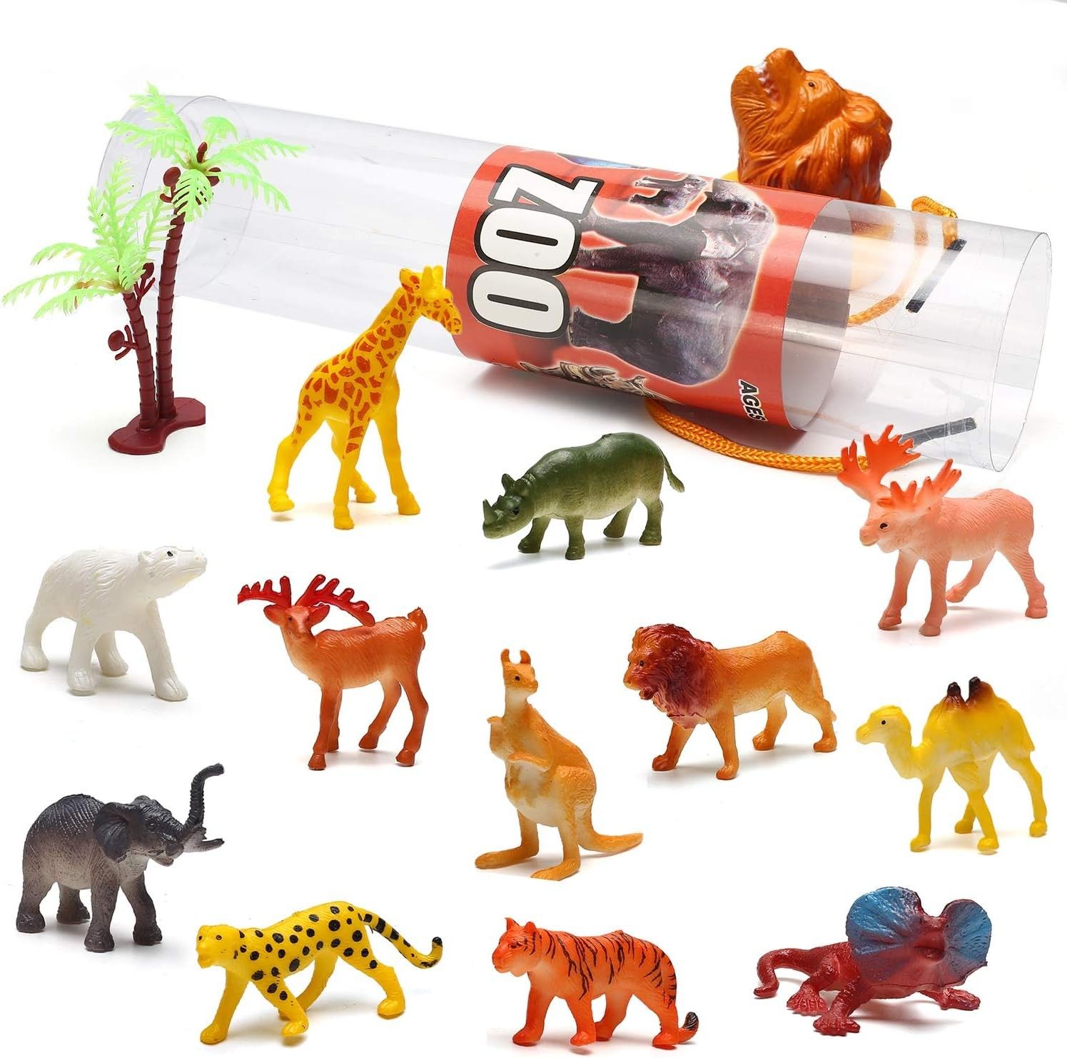 Yeonha Toys 82 Piece Animal Toy, Assorted Mini Dinosaur, Insect, Ocean, Farm, Zoo, Dog Figure, Realistic Vinyl Plastic Zoo Play Set, Small Toys for Sensory Bin, Cupcake Topper, Party Favors (Category: Toy Figures) located in Singapore. Submitted by sg.auntiedeal (Listing ID 1459762791, Image 4). Description: 82 pack natural world animal bulk includes：16 Insect Bugs toys, 12 Dinosaur Figurines, 12 Ocean Sea animal, 12 Farm&12 Wild animal, 12 Dog f