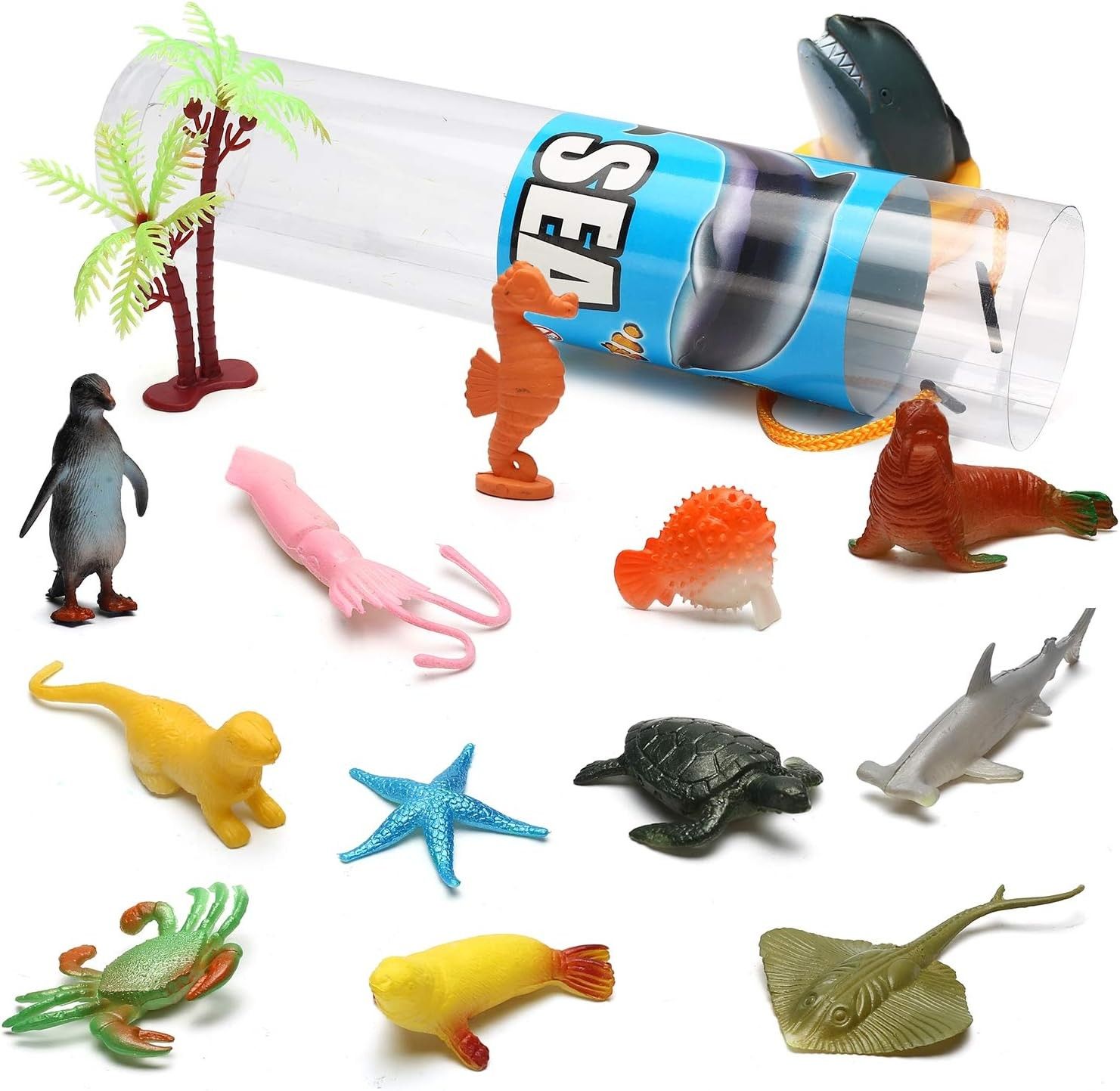 Yeonha Toys 82 Piece Animal Toy, Assorted Mini Dinosaur, Insect, Ocean, Farm, Zoo, Dog Figure, Realistic Vinyl Plastic Zoo Play Set, Small Toys for Sensory Bin, Cupcake Topper, Party Favors (Category: Toy Figures) located in Singapore. Submitted by sg.auntiedeal (Listing ID 1459762791, Image 7). Description: 82 pack natural world animal bulk includes：16 Insect Bugs toys, 12 Dinosaur Figurines, 12 Ocean Sea animal, 12 Farm&12 Wild animal, 12 Dog f