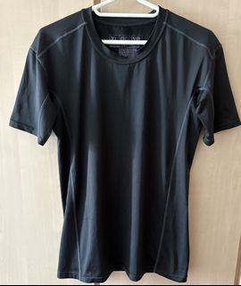 Active Intent Sport High Performance Men's Compression / Athletic Top (Black) – Size XL