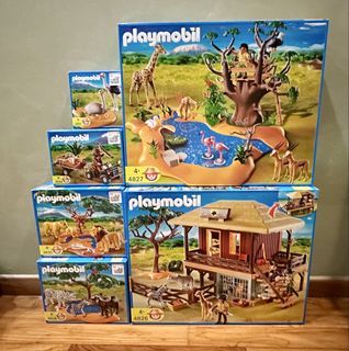 Very Rare Playmobil Safari/Wild Life Series of 6