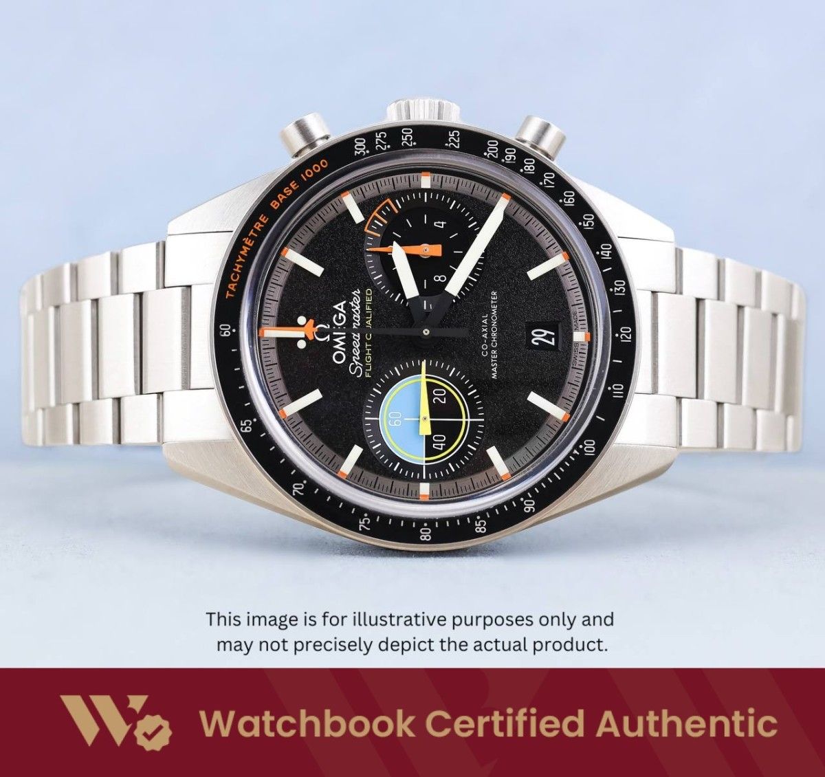 Mint Omega Speedmaster Pilot Bracelet 332.10.41.51.01.002 Black Dial A8426 Jan 2026 (Category: Watches) located in Singapore. Submitted by watchbooksg (Listing ID 1458384189, Image 1). Description: Watchbook Swiss-Standard Certified: Professional Authentication You Can Trust Every watch undergoes systematic 60-point verification by Swiss-trained watchmakers at our in-house Watchbook Service Centre. We verify all checkpoints—movement, dial, case, 