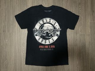 Vintage Retro Guns N Roses Size M 2016 Troubadour Tour Concert Rock Tee T Shirt Not Vinyl Motley Crue Iron Maiden